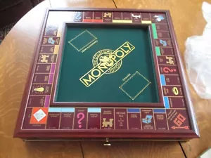 1991Franklin Mint Monopoly Collectors Gold Edition Wooden Board Game. - Picture 1 of 13