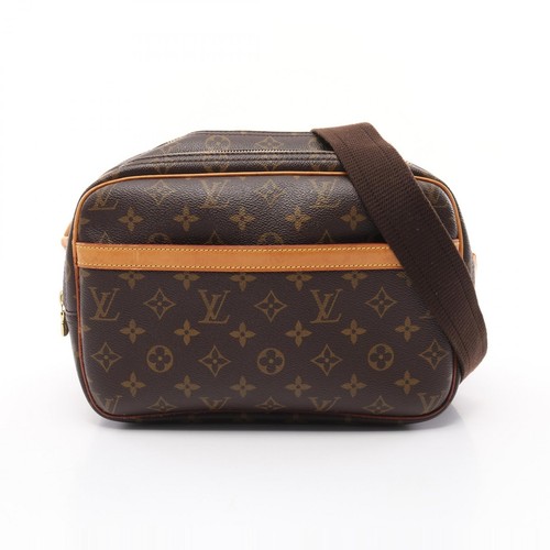 LOUIS VUITTON（LV） Borsa a tracolla Louis Vuitton Reporter PM Monogram M45254 PVC marrone usata donna