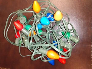 Vintage General Electric 20 Bulb Original Christmas Light Set - Excellent Condit - Picture 1 of 3