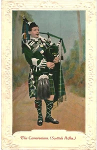 CPA Carte postale Royaume Uni Ecosse The Cameronians Scottish Rifles 1913 VM - Picture 1 of 2