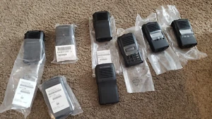 NEW OEM LOT of 8 Motorola Vertex Standard handheld Radio Front Case # CS2121102 - Picture 1 of 8