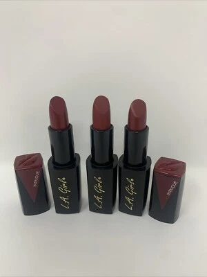 3x L.A. Girl Lip Attraction Lipstick, Intrigue, 0.11 OZ (GLC587)-Intrigue - Image 1 of 3