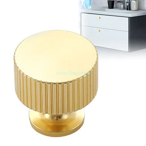 3/6PCS HOT Aluminium Alloy Cabinet Knobs Pulls Cabinet Drawer Dresser Gold Knobs - Picture 1 of 8