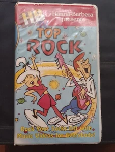 Hanna Barbera Presents TV Top Rock VHS Tape 1987 Jetsons Scooby Doo Rare! - Picture 1 of 3