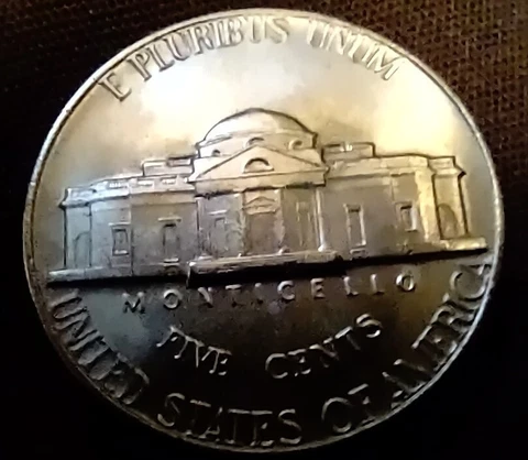 1975-P Jefferson Nickel Gem BU Superb Uncirculated Full Steps Full Step Cover