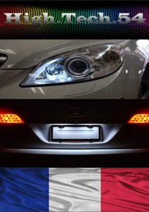 4 ampoules LED Blanc Eclairage plaque + Veilleuses Anti erreur ODB CLIO 3 P1 - Picture 1 of 1