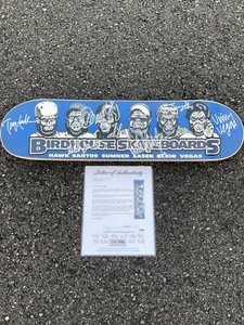 2002 Birdhouse Skateboards TEAM SIGNED APE Deck HAWK SANTOS ~ PSA/DNA LETTER COA - Picture 1 of 24