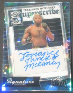 Terrance TWrecks McKinney 2024 Leaf Metal Signature Series Blue Autograph (1/1) - Picture 1 of 2