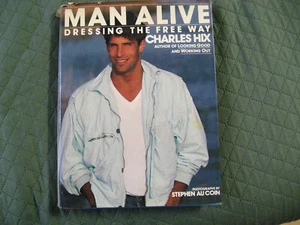 Man Alive 1984 Book By Charles Hix Stephen Au Coin - LGBTQ Male Model Gay Pride - Imagen 1 de 10