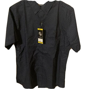 WP Weatherproof Men's Woven Short Sleeve Button Down Shirt Medium Blue NEW - Picture 1 of 8