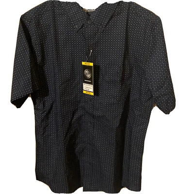 WP Weatherproof Men's Woven Short Sleeve Button Down Shirt Medium Blue NEW - Image 1 of 4