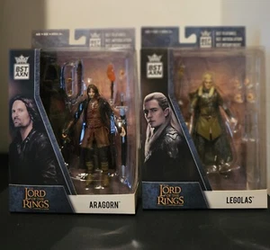 The Lord Of The Rings Bst Axn Set/2 Aragorn Legolas - Picture 1 of 13
