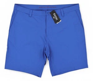 NWT Rhone 9" Commuter Shorts Mens 38 Blue Performance Stretch Flex Knit Golf New - Picture 1 of 10