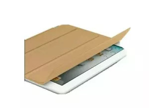 Genuine Apple iPad 2/3/4 Smart Cover Leather Tan (MD302FE/A) - Picture 1 of 1