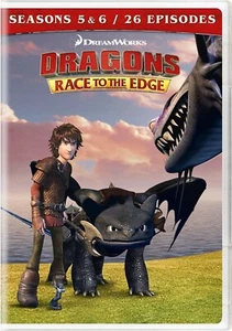 HOW TO TRAIN YOUR DRAGONS RACE TO THE EDGE COMPLETE SERIES 5-6 DVD SEASON 5 6 - Imagen 1 de 2