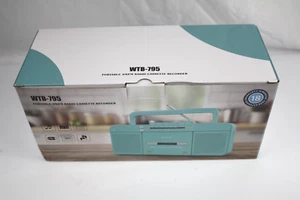 Grabadora de casete de radio AM/FM portátil WTB-795 - Imagen 1 de 6