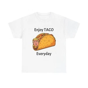 Camiseta Divertida Gráfica Taco, Enjoy Taco Everyday Shirt, Camiseta Algodón Unisex, [...] - Imagen 1 de 5