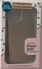 FELLOWES Protective And Pretty Mirror Silver Glitter Case for iPhone 2020 (6.1")