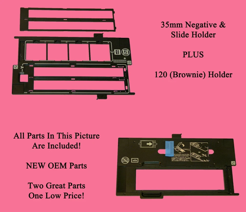 Epson Perfection V550 & V600 OEM Photo Slide Holders 120 35mm Negative