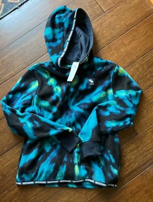 NWT Abercrombie Kids  Boys Super Soft Pull Over Hoodie Size 11/12 - Image 1 of 4