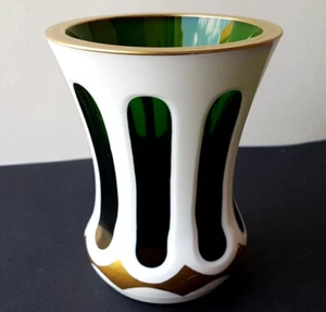 Becher, Überfangglas, Glas, um 1920 K555 - Picture 1 of 12