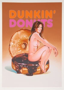 Mel Ramos - Dunkin´Donuts - 2006, Pop Art Grafik, Serigrafie - Luxus - Bild 1 von 1