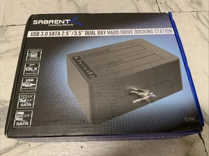 Sabrent EC-DSK2 USB 3.0 SATA 2.5"/3.5" Dual Bay HD Docking Station - Picture 1 of 18