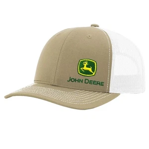 LP82943 - John Deere Moline 112 White Mesh Back Hat - Picture 1 of 1