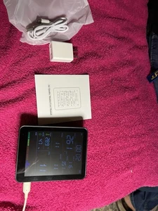 Professional Indoor Air Quality Monitor with AQI Beep Alarms, - Picture 1 of 5