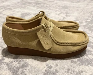 Clarks Originals Wallabee Women’s Suede Lace Up Maple Shoes Size UK 6.5 EU40 - Picture 1 of 10