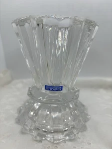 Marquis by Waterford Lead Crystal Omnia Pillar Candle Holder 6” - Picture 1 of 7
