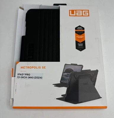 Чехол UAG Metropolis SE для iPad Pro 13 дюймов 2024 (чип поколения 7/M4) — черный, новый в коробке - Изображение 1 из 4