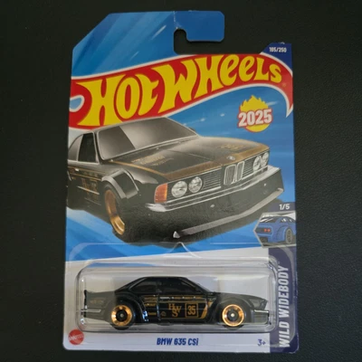 Hot Wheels Tampo Error Wild carrocería ancha 1/5 BMW 635 CSi 185/250 2025 negro Foto 1 de 2