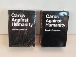 Cards Against Humanity Third And Fourh Expansion Decks 3rd Expansion Is Sealed - Picture 1 of 4