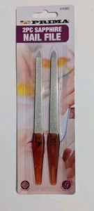 Professional 2pcs Sapphire Nail File Set; Stainless Steel; Manicure & Pedicure - Picture 1 of 6