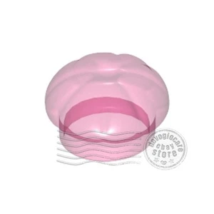 1x LEGO 3898 Kochmütze (Haube) trans-dunkelrosa | 4280173 - Bild 1 von 1