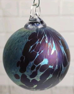 Artful Home 3" bunter abstrakter Weihnachtsschmuck aus mundgeblasenem Glas - Bild 1 von 7