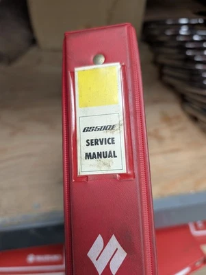 Suzuki OEM Factory Service Manual GS500E  99500-34060-03E With Suzuki Binder — 第 1/3 张图片