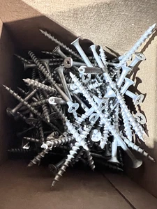 8 X 3 Zoll Philips Trockenbauschrauben 1 Pfund Zink scharf Grobgewinde Bugle Head #8x3" - Bild 1 von 3