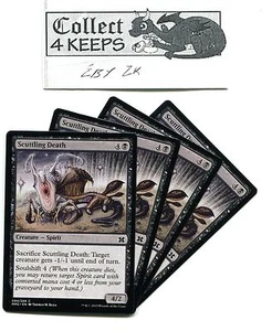 Magic MTG Modern Masters 2015 4x Scuttling Death x4 Juego Negro Sin Jugar - Imagen 1 de 1