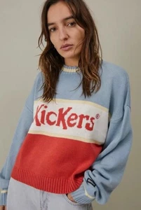 Kickers Pullover Urban Outfitters Neu ohne Etikett Versand am selben Tag sehr Euro 80’s Happy - Bild 1 von 17