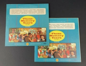 Longines Syphonette Society Those Memory Years Volumes 1 & 2 LPs Vinyl Records - Imagen 1 de 12