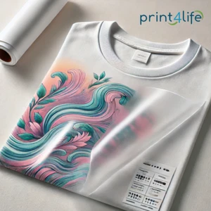 50 Bl. A4 T-Shirt Folie Transferfolie Textilfolie Bügelfolie für helle Stoffe - Bild 1 von 3