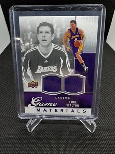 Luke Walton 2009-10 Upper Deck /550 Patch Game Material NBA Card #GJ-LU Lakers - Picture 1 of 2