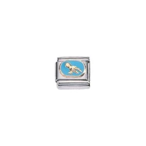 Original Zoppini Charm Symbol Edelstahl, Gold und Emaille Tierkreis C1BSS_Z308 - Bild 1 von 1