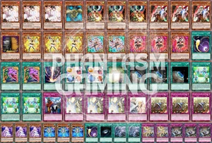 Trickstar Deck Cosmic Cyclone Ghost Reaper Dimensional Barrier Yugioh - Picture 1 of 1