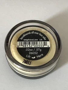 Sombra de color facial de ojos Bare Escentuals bareMinerals ENFATIZE IT .02 oz/.57 g-NUEVA - Imagen 1 de 2