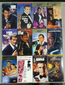 Lot Of 12 VHS - James Bond 007 - Moonraker/Octopussy/Thunderball/From Russia++++ - Picture 1 of 2