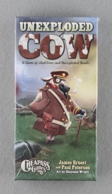 Unexploded Cow Card Game A Game of Mad Cows Cheapass Games BRAND NEW SEALED - Image 1 of 4