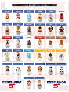 Rollinz 3.0 Estrella Wars - Personajes En Elegir - Esselunga Italia 2020 - Imagen 1 de 19